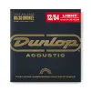 Комплект струн для акустической гитары, бронза 80/20, Light, 12-54, Dunlop, DAB1254