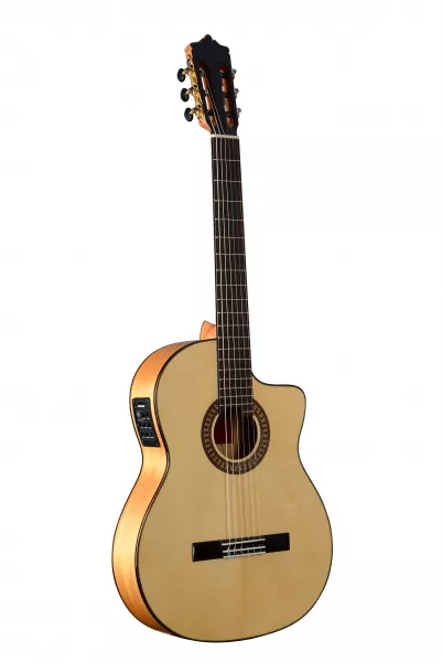 Flamenco Series Классическая гитара, с вырезом, со звукоснимателем, Martinez, MFG-AS-CE  рис.2 
