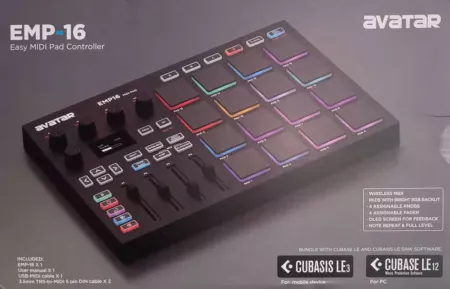 MIDI контроллер, Avatar, EMP-16