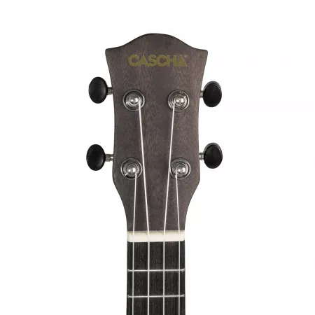 Linden Series Укулеле сопрано, с чехлом, черный, Cascha, HH-3960