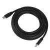 Кабель HDMI (m)-HDMI (m) 5.0м ПВХ ver.1.4, черный, в пакете, GoPower, 00-00027307