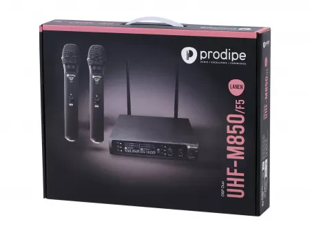 Беспроводная микрофонная система, 2 ручных передатчика, Prodipe, DSP-DUO-UHF-M850/F5