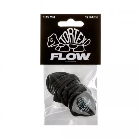 Tortex Flow Медиаторы 12шт, толщина 1.35мм, Dunlop, 558P1.35