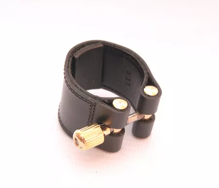 LC28L Leather Кожаная лигатура и пластиковый колпачок для саксофона тенор, Vandoren
