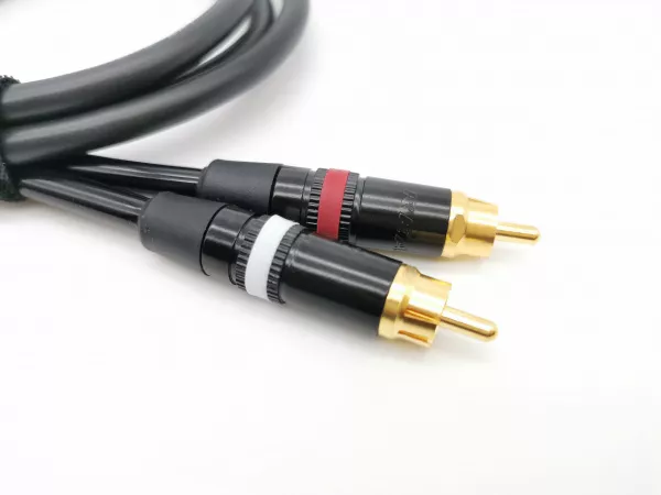 Кабель аудио 3.5мм-2хRCA, 2м, ZZcable, E51-3,5-2RCA-0200-0  рис.2 