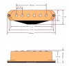 True Vintage Stratocaster Комплект магнитных звукоснимателей, бежевый, Bagdasar guitars, BGP401SBE