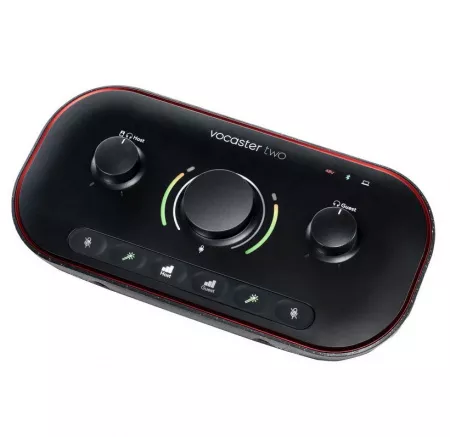 Vocaster Two Звуковая карта USB для стриминга, 24 бит/48 кГц, Focusrite, Vocaster-Two