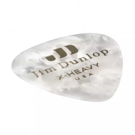 Genuine Celluloid Медиаторы, 12шт, очень толстые, белый перламутр, Dunlop, 483P04XH