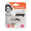 Mini Флеш-накопитель 64GB USB3.0, металл, серебряный, GoPower, 00-00027359