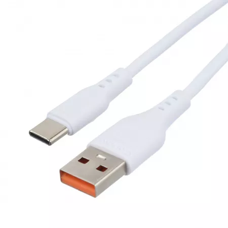 Кабель GP01T-2M USB (m)-Type-C (m) 2.0м 2.1A, белый, GoPower, 00-00022774