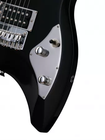 Электрогитара, черная, MIG Guitars, MIG22-BL24