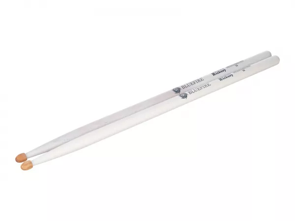 Colored Series Bluefire 5A WHITE Барабанные палочки, орех гикори, белые, HUN, 10104005  рис.2 