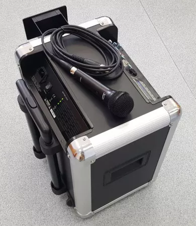 PA8M Акустическая система с MP3 и микрофоном, портативная, аккумуляторная, 25Вт, Soundking