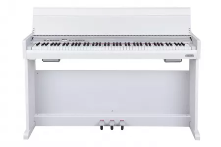 Цифровое пианино на стойке с педалями, белое, Nux, NCK-330-WH