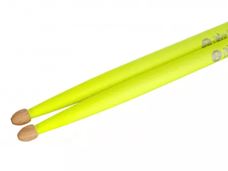 Fluorescent Series 7A YELLOW Барабанные палочки, желтые, орех гикори, HUN, 10101003009