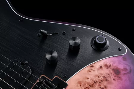 Modern Электрогитара с встроенным процессором, фиолетовая, GTRS, M810-PUBT