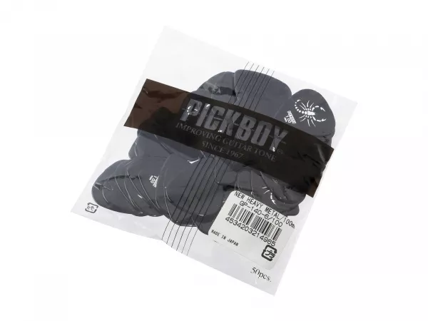 Celltex Heavy Metal Медиаторы 50шт, толщина 1.0мм, Pickboy, GP-140-6/100  рис.2 