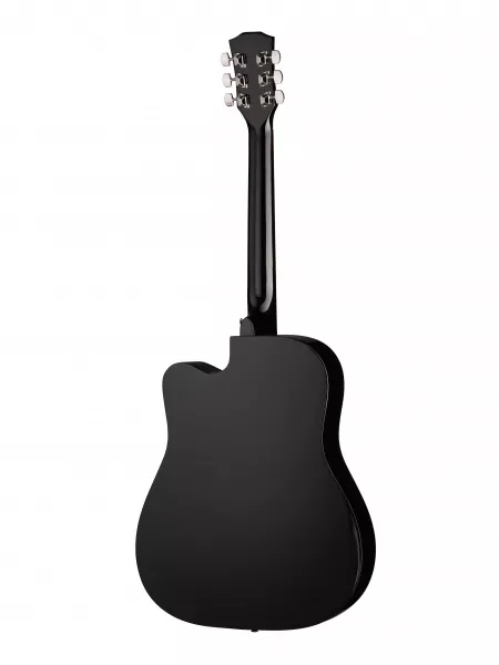 Акустическая гитара, с вырезом, черная, Foix, FFG-4101C-BK  рис.2 