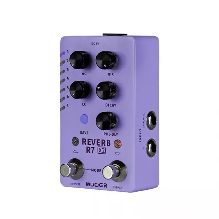 R7 X2 Reverb Педаль эффектов, Mooer, M723