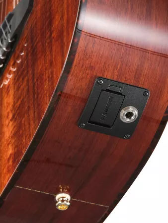 Frank Gambale Luxe Series Классическая гитара со звукоснимателем, с чехлом, Cort, LUXE-NYLON-WCASE-BR