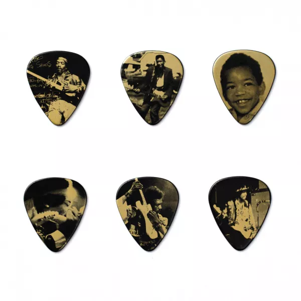 Jimi Hendrix West Coast Seattle Boy Медиаторы 12шт, толстые, в коробочке, Dunlop, JH-PT10H  рис.2 