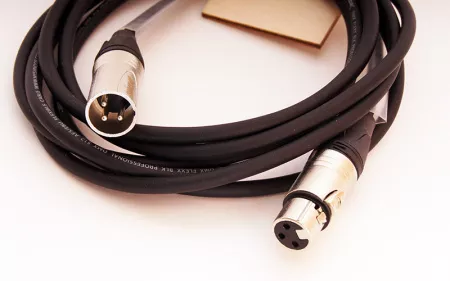 DMX/MIC-XMXF-3m Кабель микрофонный/DMX, XLR, 3м, SHNOOR