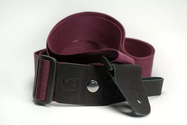 Ремень для гитары, нейлоновый, бордо, Mamba straps, MB5072-011  рис.2 