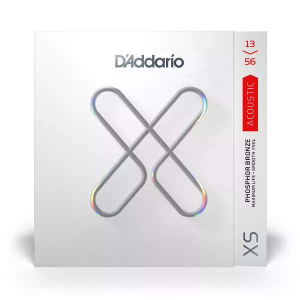 XS Комплект струн для акустической гитары, фосфорная бронза, 13-56, D'Addario, XSAPB1356  рис.2 