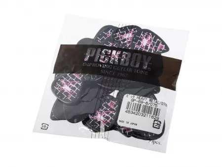 Celltex Heavy Metal Медиаторы 50шт, толщина 0.75мм, Pickboy, GP-69-8/075
