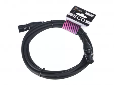 Кабель микрофонный 3м, ZZcable, E4-XLR-M-F-0300-0