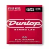 Dual Dynamic Комплект струн для 5-струнной бас-гитары, никель/сталь, 45-125, Dunlop, DBHYN45125