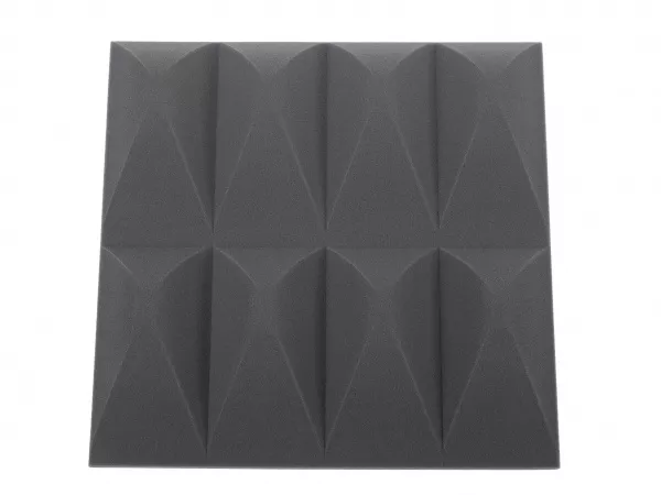 Акустический поролон Convex8 480х480х60, АТЕХ, АП76-ЧЁРНЫЙ  рис.2 