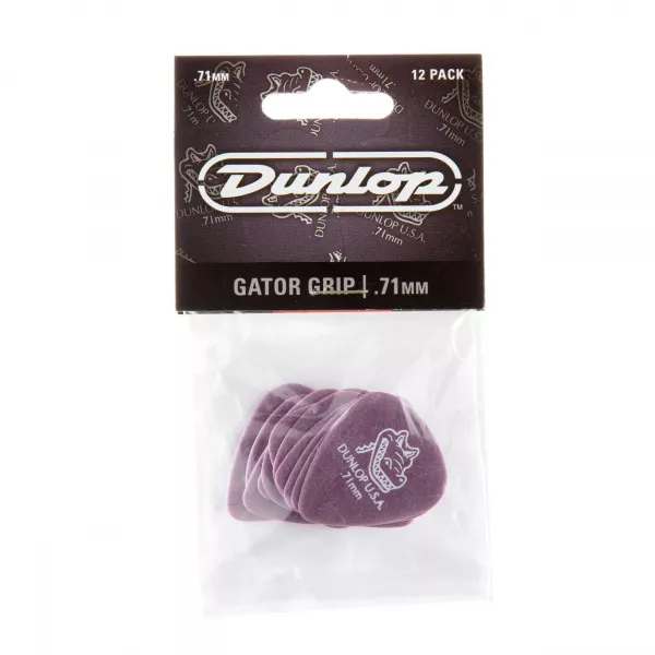 Gator Grip Медиаторы, 12шт, толщина 0,71мм, Dunlop, 417P.71  рис.2 