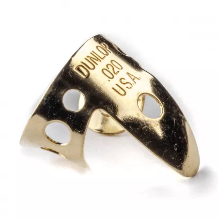 Brass Медиаторы на палец 20шт, латунь, толщина .020, Dunlop, 37R.020