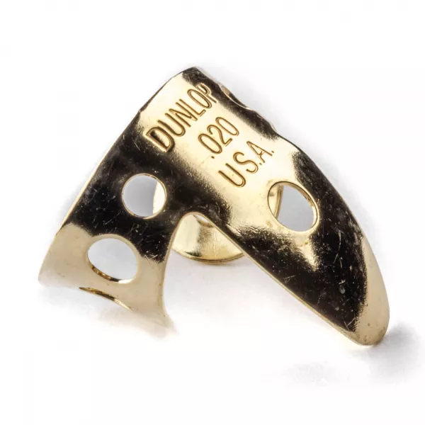 Brass Медиаторы на палец 20шт, латунь, толщина .020, Dunlop, 37R.020  рис.2 