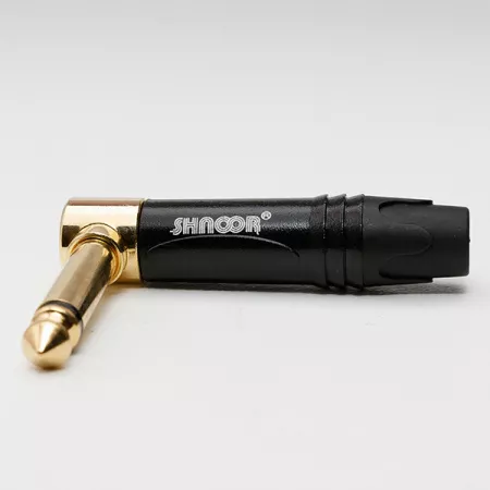 SP2R-G-B Разъем на кабель 6.3мм угловой male, моно, SHNOOR