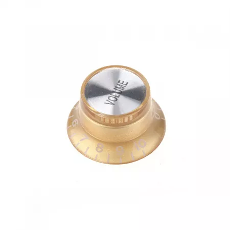 Комплект ручек потенциометров 2+2, Gibson Style, золото, Musiclily, M516-2M517-2