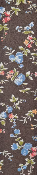 25DFL-02 Distressed Кожаный ремень для гитары, рисунок «Brown Flowers», Planet Waves