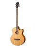 Acoustic Bass Series Электро-акустическая бас-гитара, с вырезом, цвет нат-й, Cort, AB850F-NAT-BAG