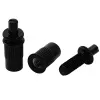 Опоры бриджа Tune-O-Matic Nashville, 2шт, черные, Musiclily, MX2209BK-2