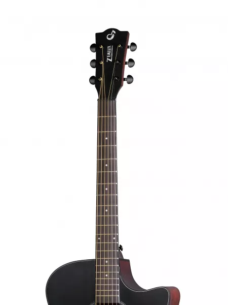 Гитара акустическая, с вырезом, санберст, Foix, ZA-83CM-VS  рис.2 