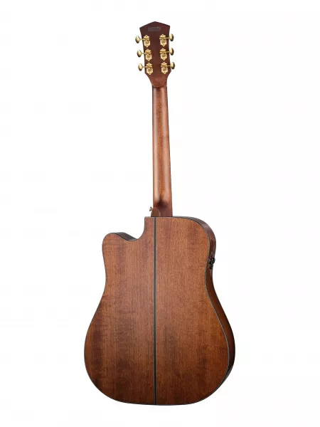 Gold Series Акустическая гитара, цвет натуральный, с чехлом, Cort, Gold-DC6-WCASE-NAT  рис.2 