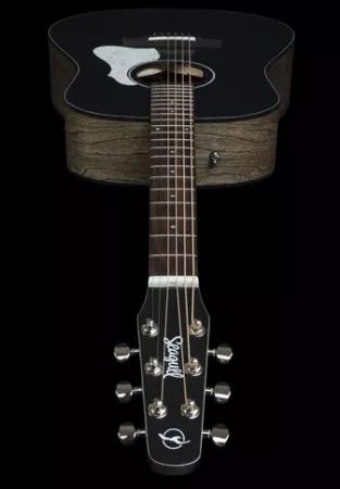 S6 Classic Black A/E Электро-акустическая гитара, черная, Seagull, 048595