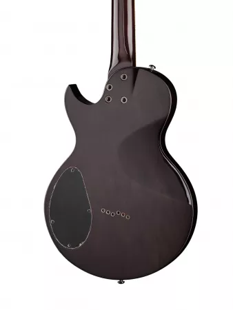 Электрогитара, черная, Clevan, CP-52FTBK-GLOSS