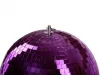 Зеркальный шар, 25см, фиолетовый, Foix, WS-MB25PURPLE