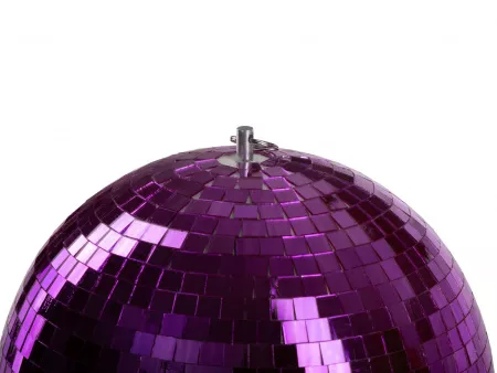 Зеркальный шар, 25см, фиолетовый, Foix, WS-MB25PURPLE
