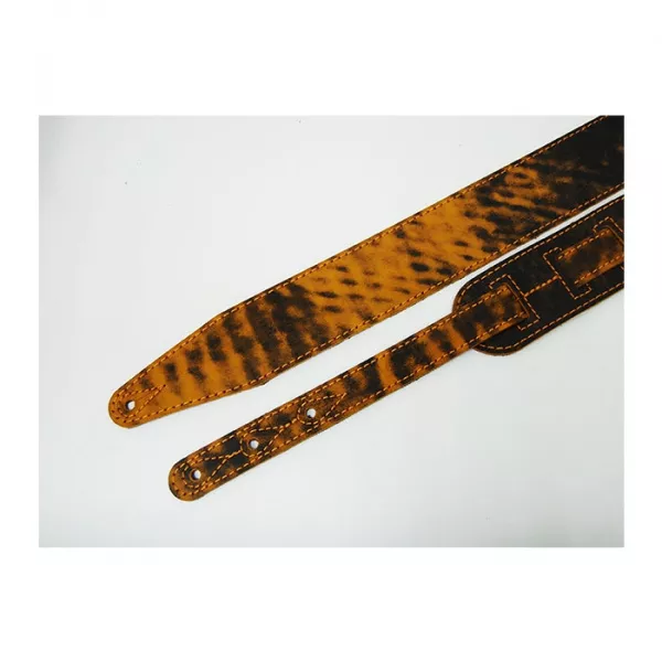 Leather 21 Ремень для гитары, кожаный, фокс, Fidel, FL60026L21L  рис.2 