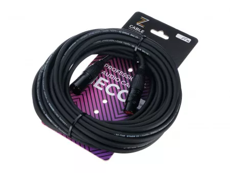 Кабель микрофонный 11м, ZZcable, E1-XLR-M-F-1100-0