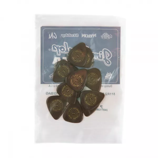 Primetone Медиаторы, 12шт, толщина 2,5мм, гладкие, стандартные, Dunlop, 511R2.5  рис.2 