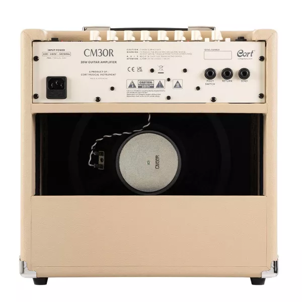 CM Series Гитарный комбоусилитель, кремовый, 30Вт, Cort, CM30R-EU-WTS  рис.2 